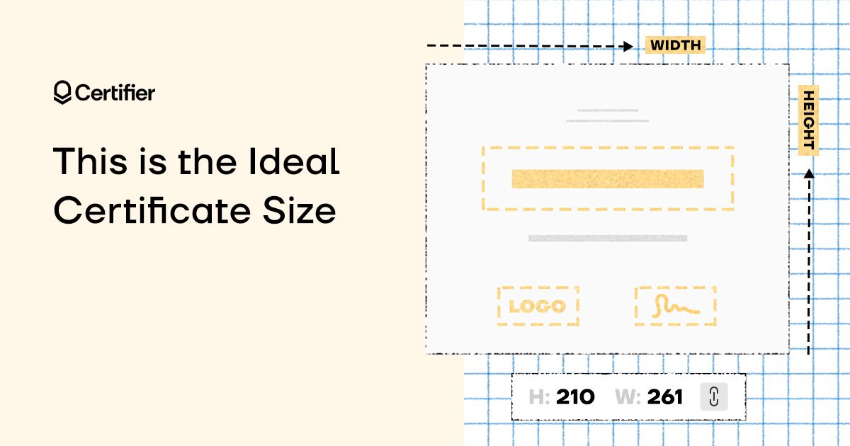 Certificate Size - Dimension, Inches, mm, cms, Pixel