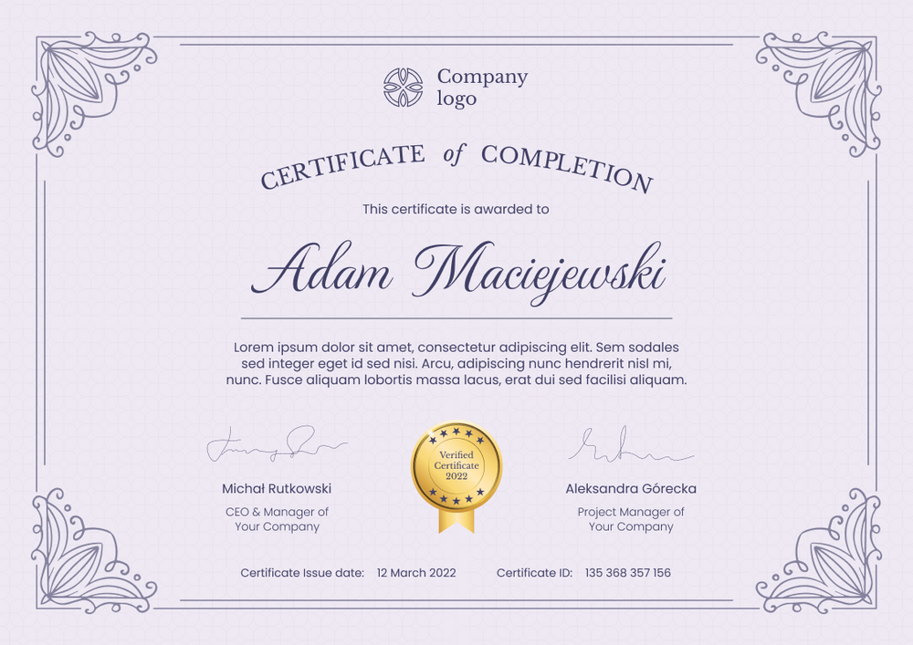purple professional certificate of webinar landscape 12931