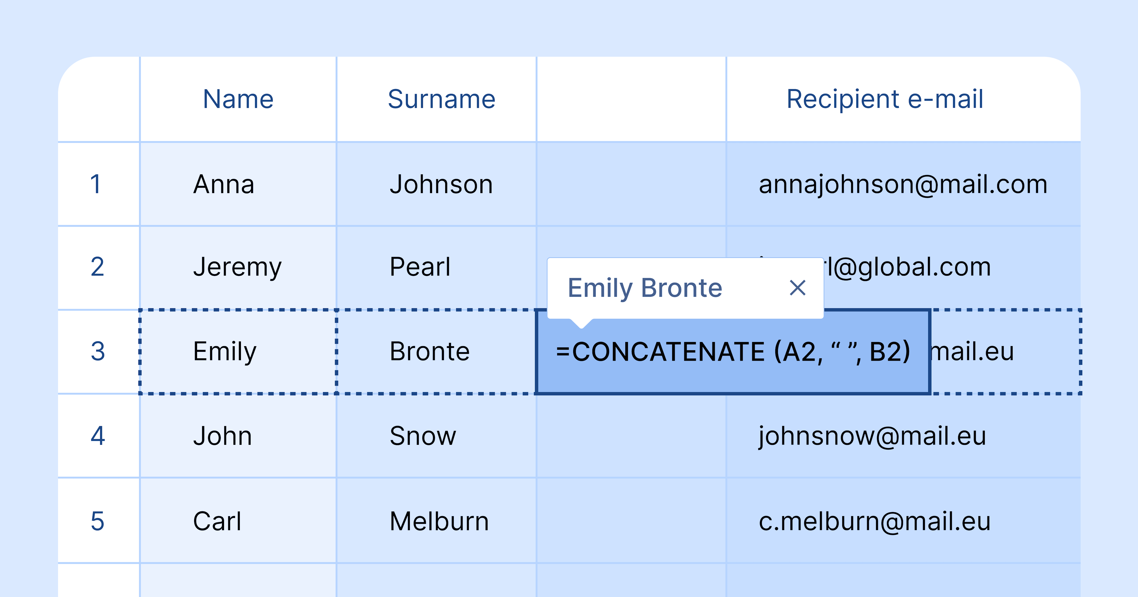How to Combine First and Last Name in Excel (4 Easy Ways)