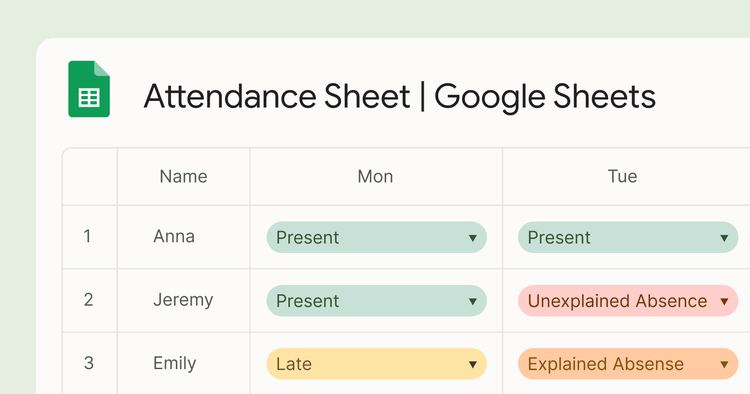 How to Make an Attendance Sheet in Google Sheets? cover image