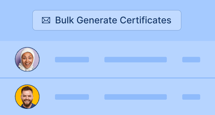 Save time on certificate issuing