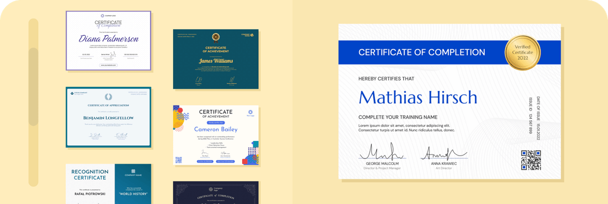 Certificate Templates