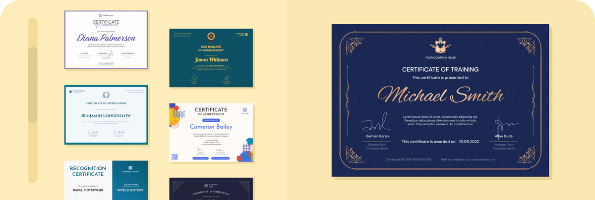 Certificate Templates