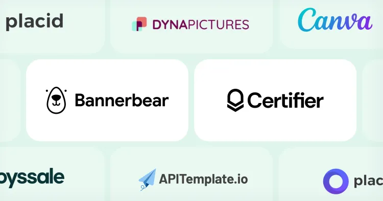 Top Bannerbear Alternatives for Creating Certificates in 2026 cover image