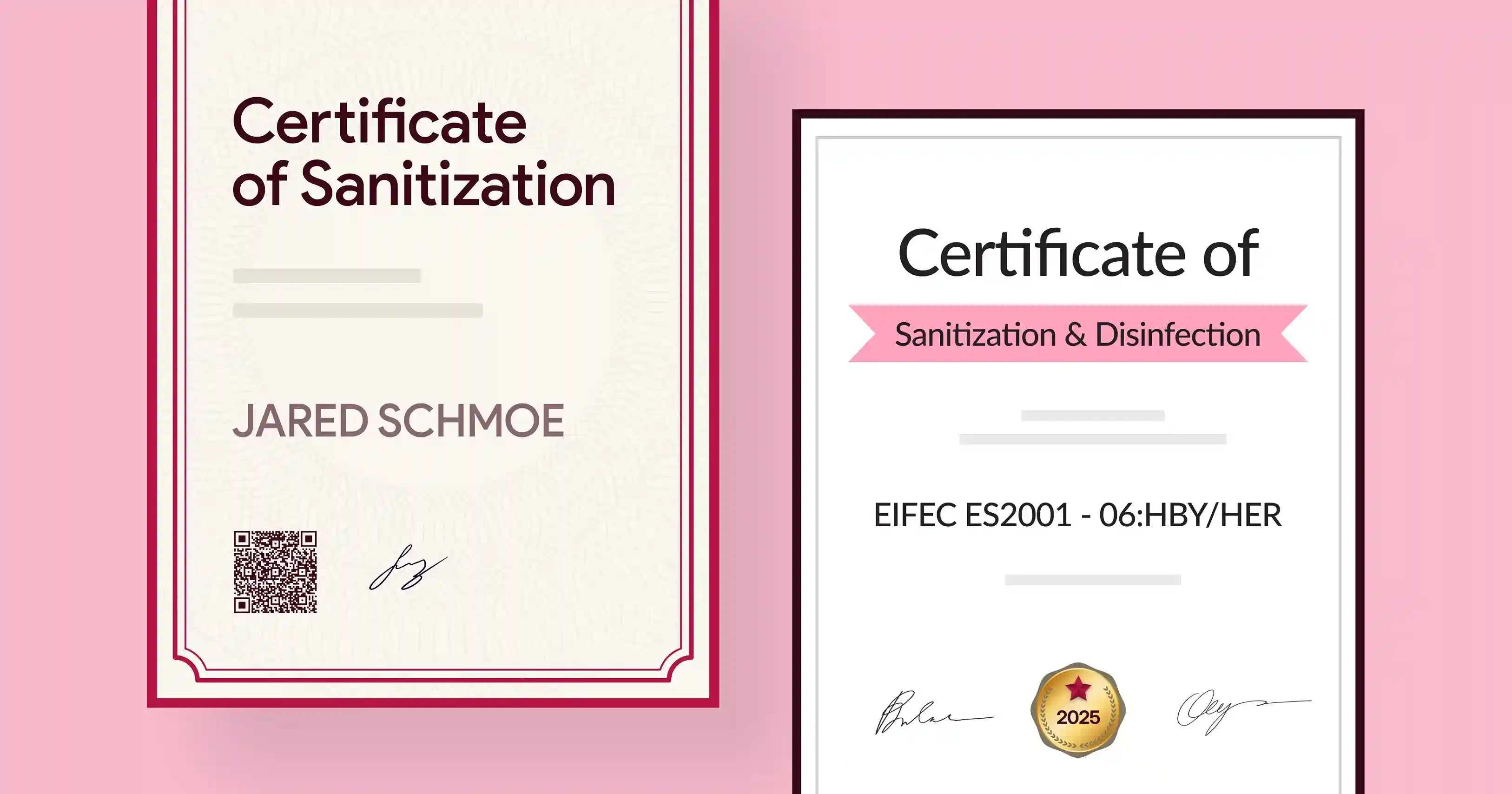 Top 15 Sanitization Certificate Templates cover image