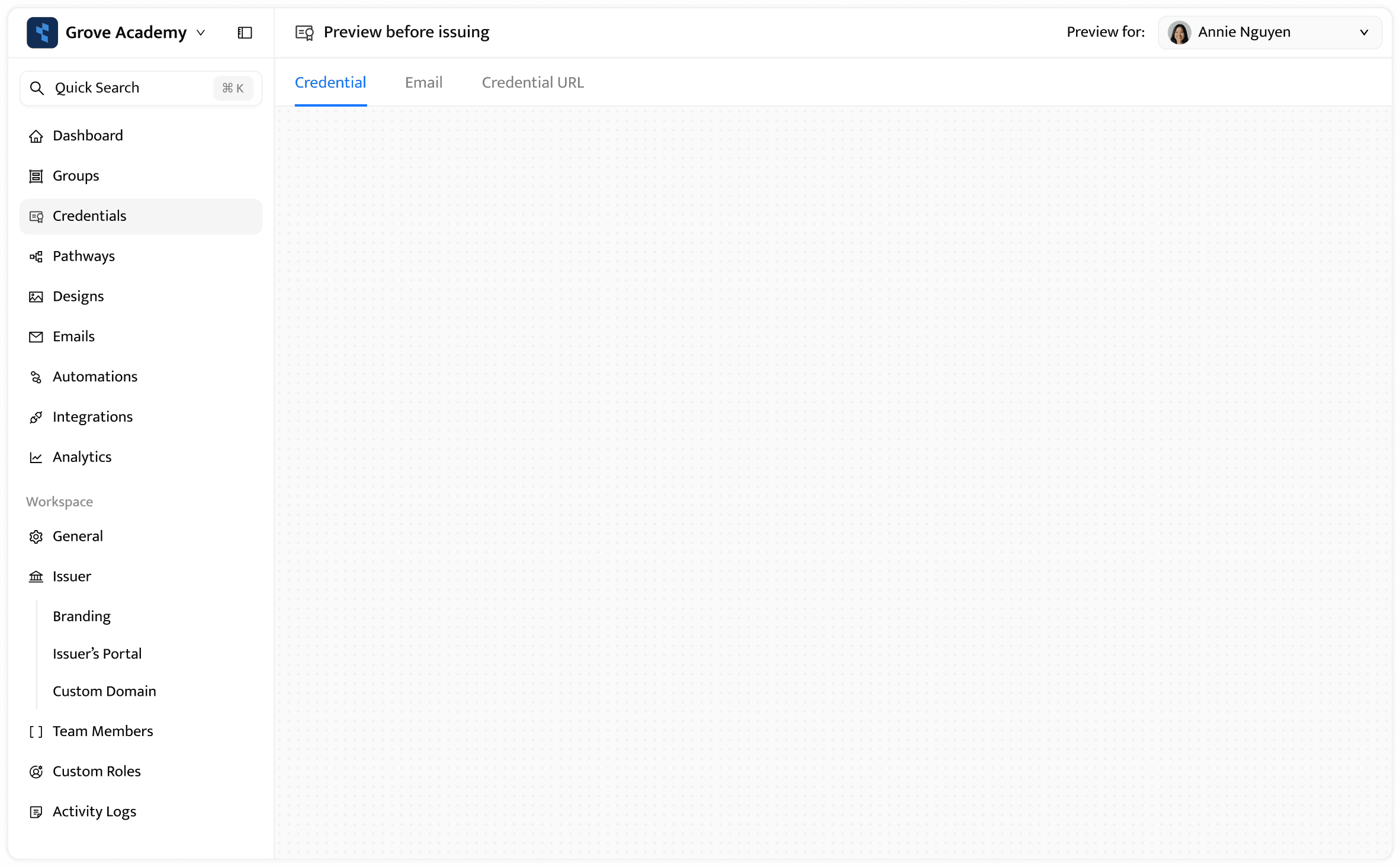 White-labelling feature preview