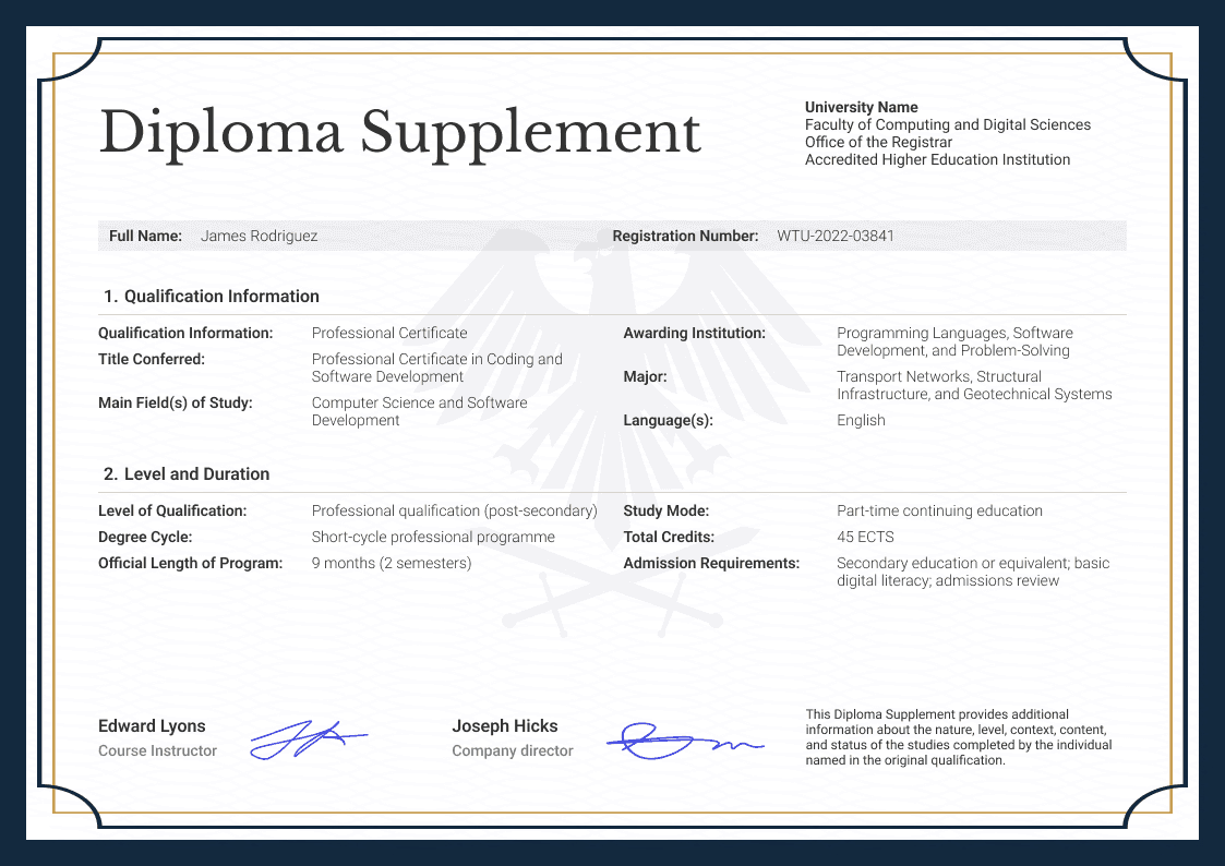 Blue Graduation Supplement image 1