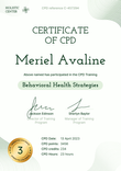 Professional and fancy CPD certificate template portrait