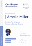 Professional and refined CPD certificate template portrait