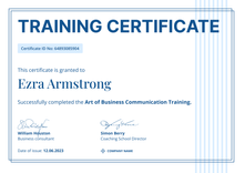 Simple and minimal certificate of training template landscape
