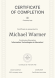 Sleek and formal free diploma template portrait