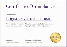 Reliable and professional compliance certificate landscape