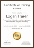 Traditional and professional Continuing Education certificate template portrait