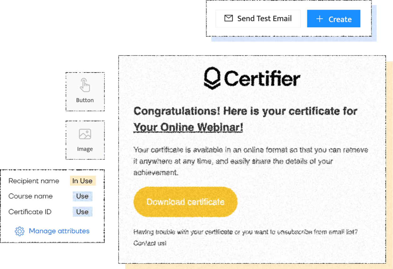 Automated certificate sender for all webinars attendees - picture #1