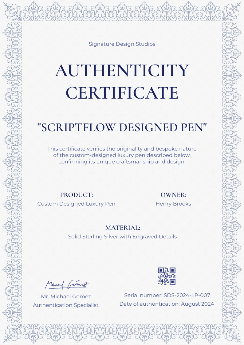 Certificate thumbnail