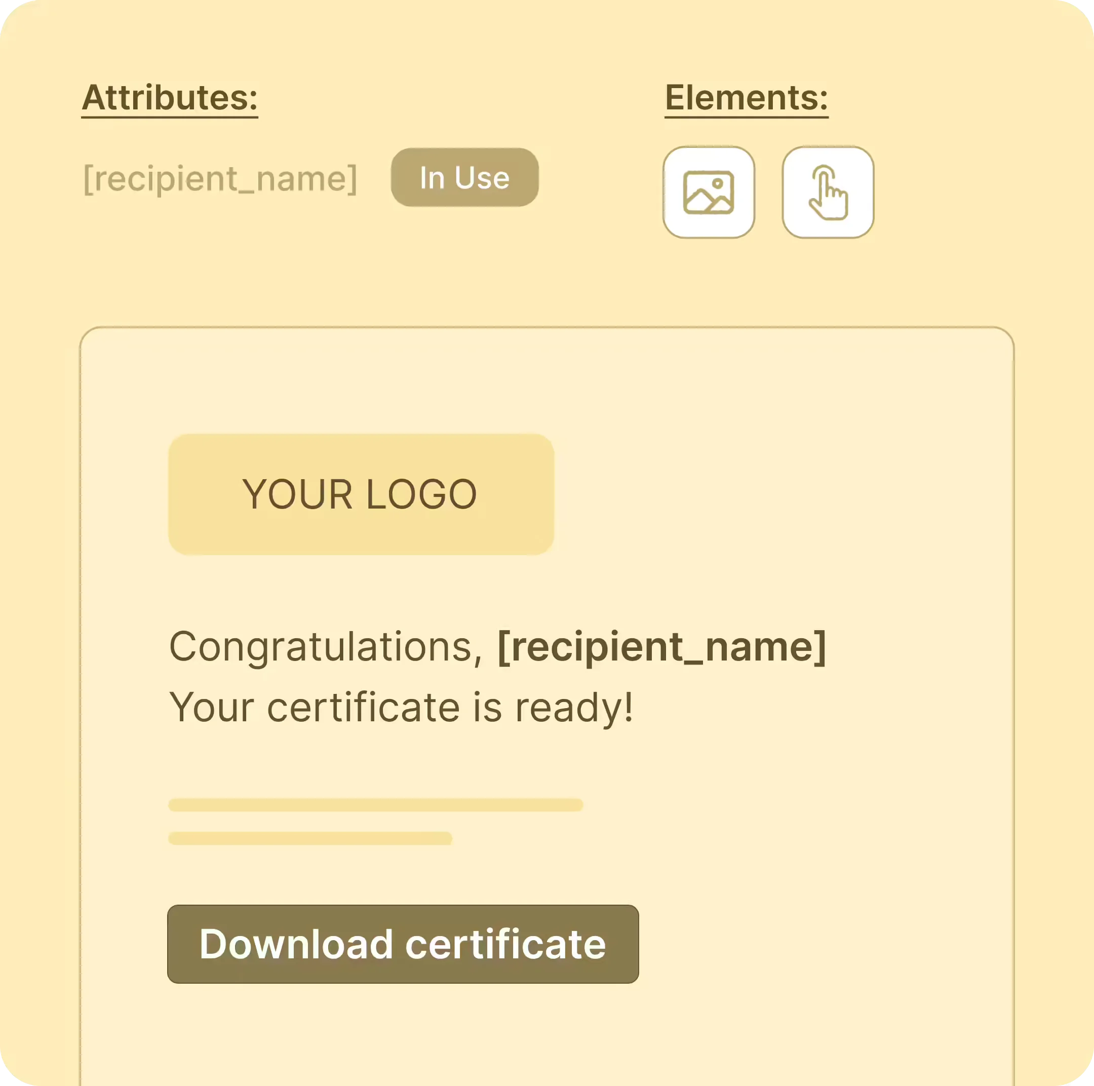 Quickly send a large number of certificates or badges via email