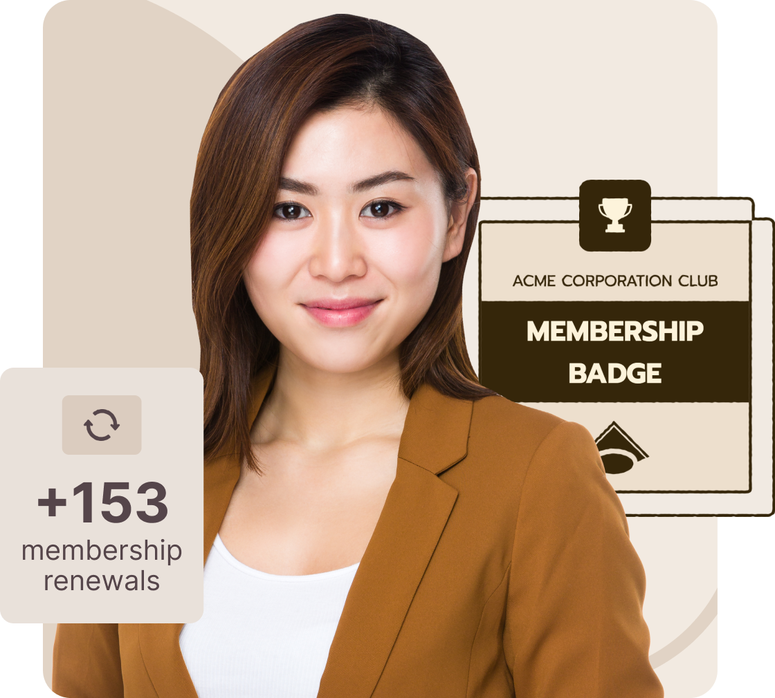 Increase membership renewals with digital badges