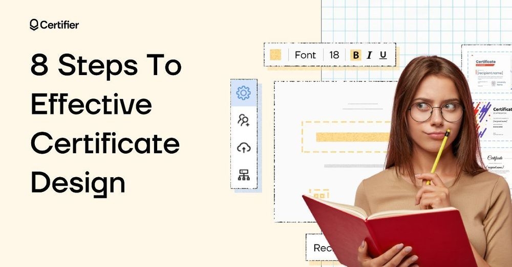 8 Steps To Effective Certificate Design cover image