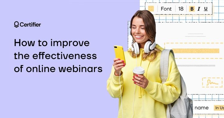How To Improve the Effectiveness of Your Online Webinar cover image