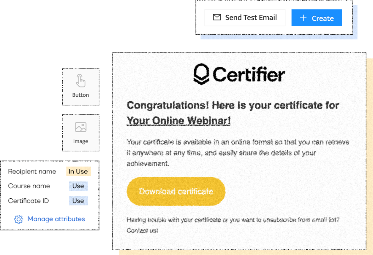 Automated certificate sender for all webinars attendees - picture #1