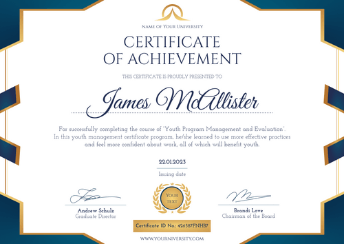 blue professional certificate of course landscape 12762 blue professional certificate of course landscape 12762