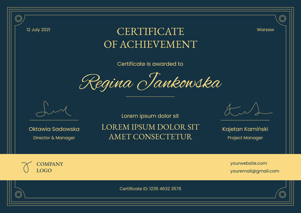 navy blue professional certificate of course landscape 12923 navy blue professional certificate of course landscape 12923