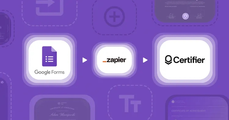 How to Generate Certificates From Google Forms With Certifier via Zapier cover image
