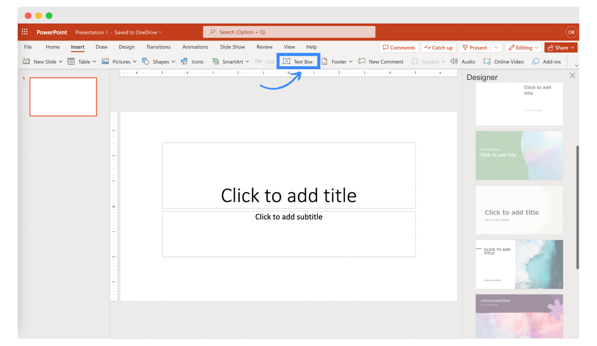 Adding text box to certificates in PowerPoint.