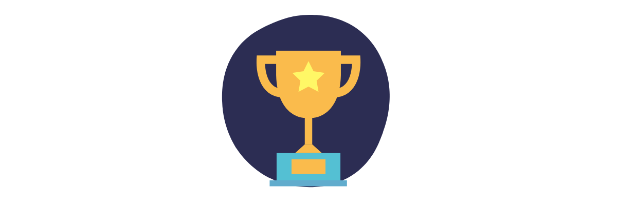 Trophy as a symbol of gamification in schools.