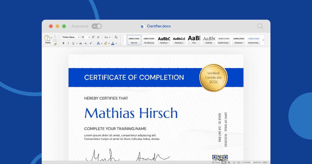 How to Create a Certificate Template in Microsoft Word cover image