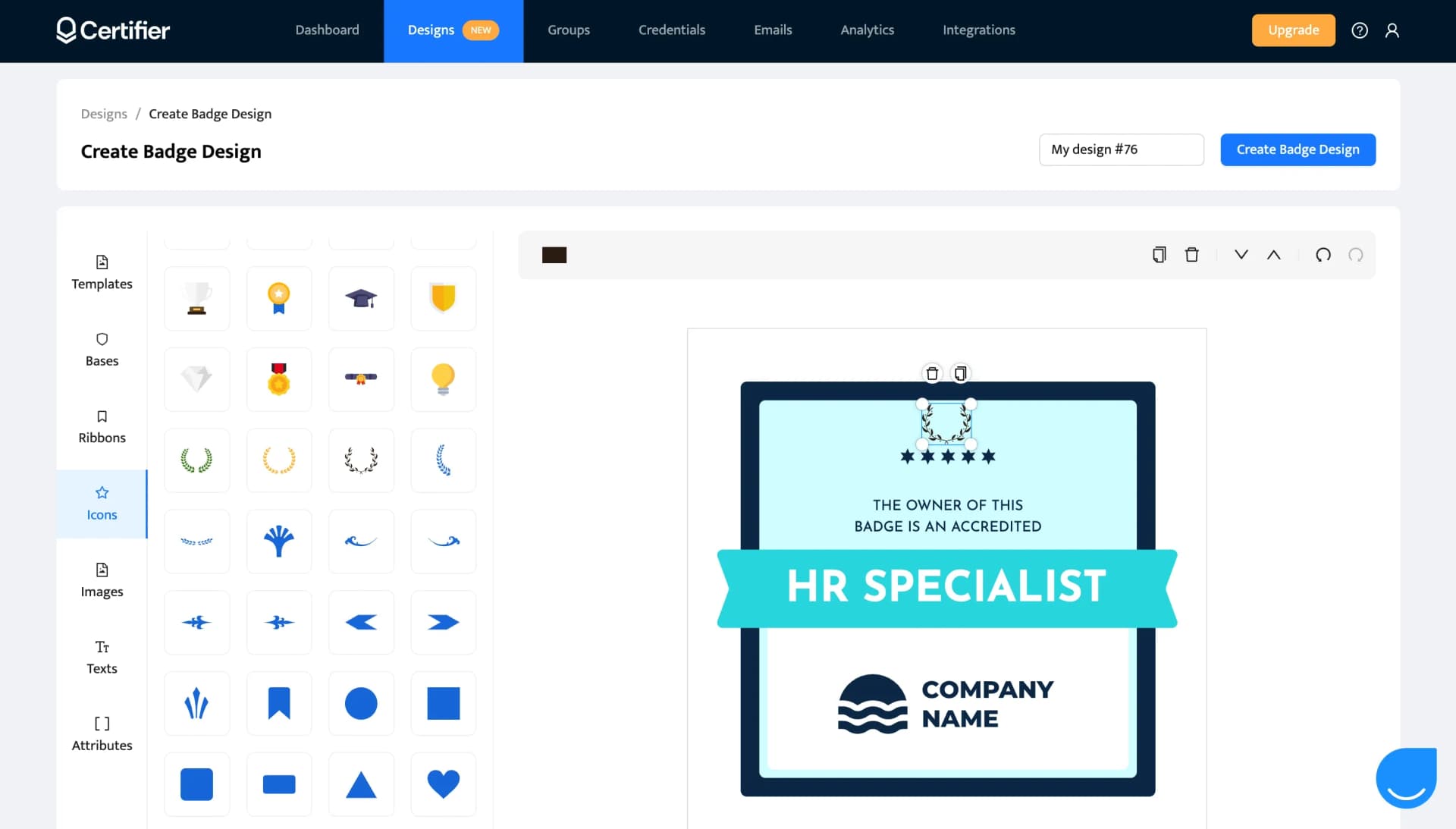 How to Create a Badge
