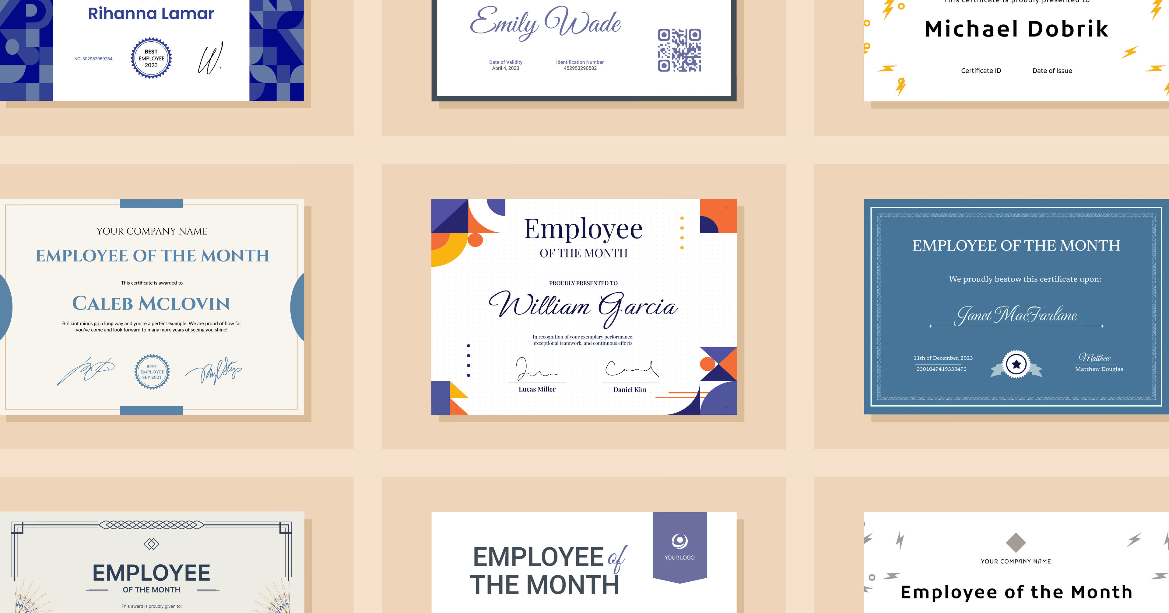 15 Free Employee of the Month Certificate Templates cover image 15 Free Employee of the Month Certificate Templates cover image