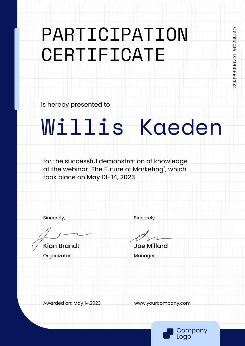 Certificate thumbnail Certificate thumbnail