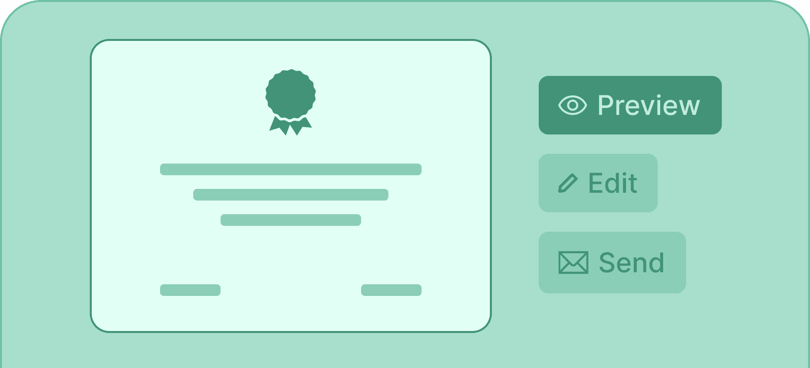 Preview design - Certifier features