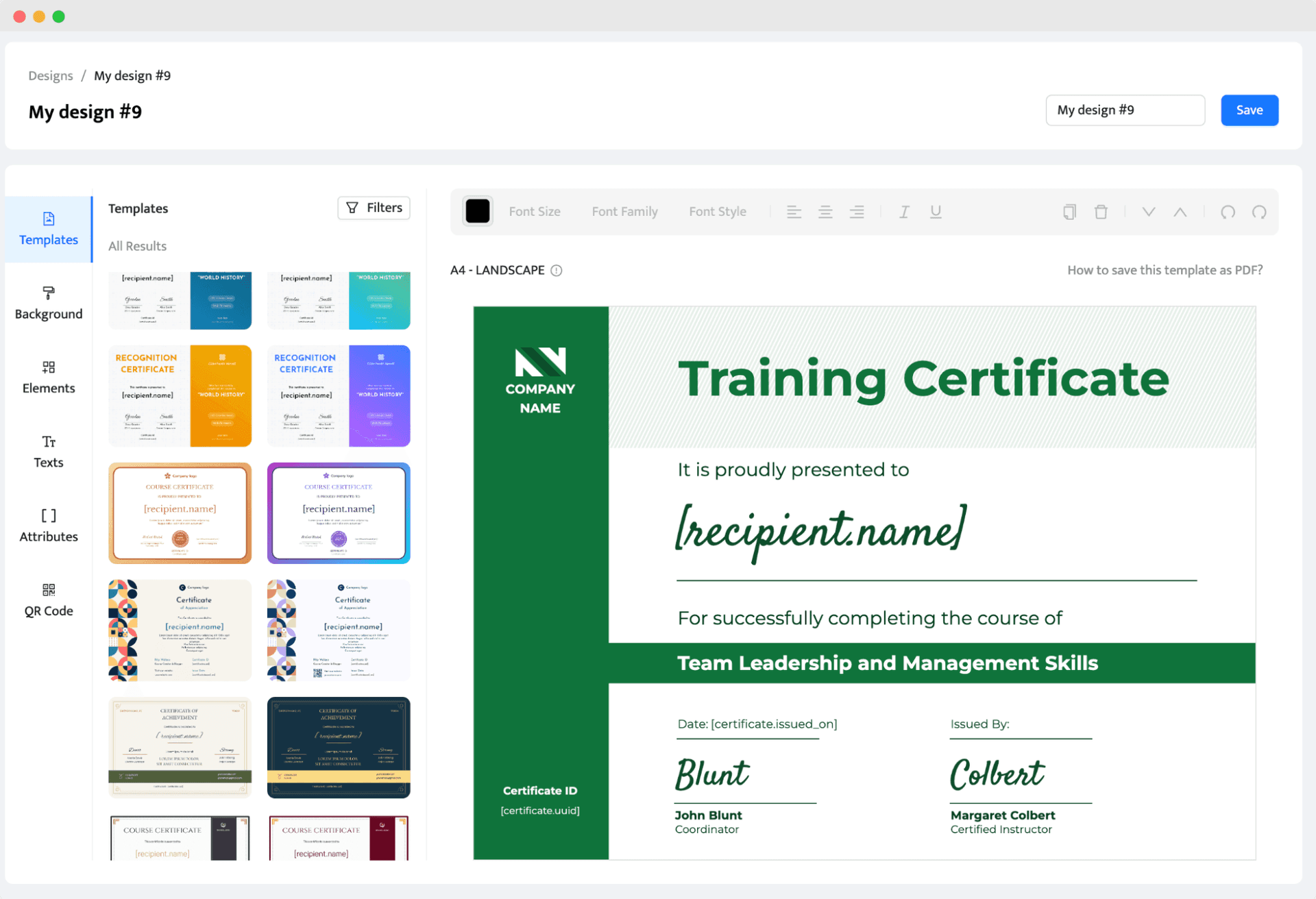 Certifier as a faster Google Docs alternative.