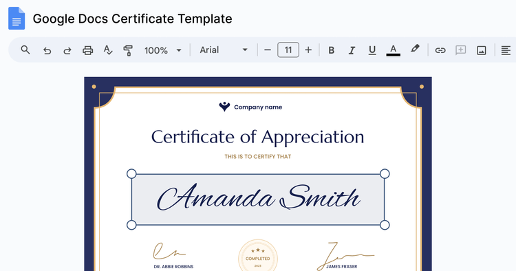 How to Create a Certificates in Google Docs cover image