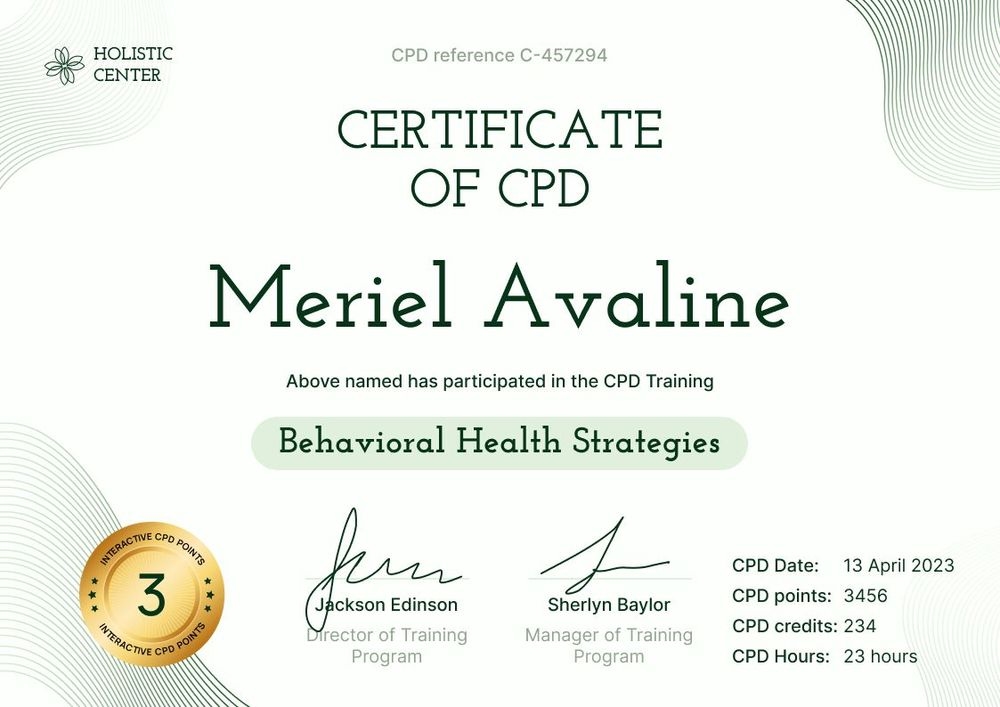 Professional and fancy CPD certificate template landscape Professional and fancy CPD certificate template landscape