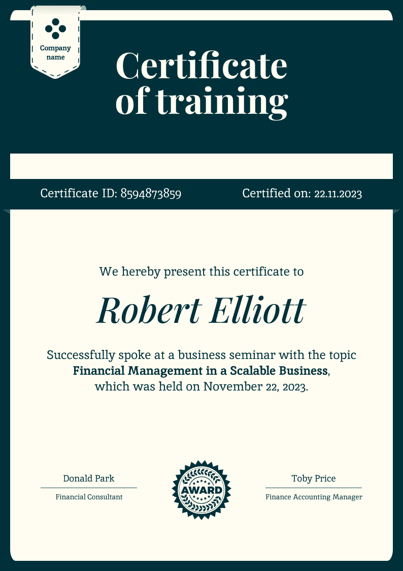 Certificate thumbnail Certificate thumbnail