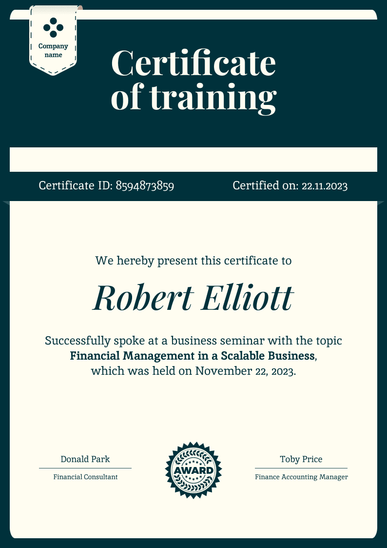 Certificate thumbnail Certificate thumbnail