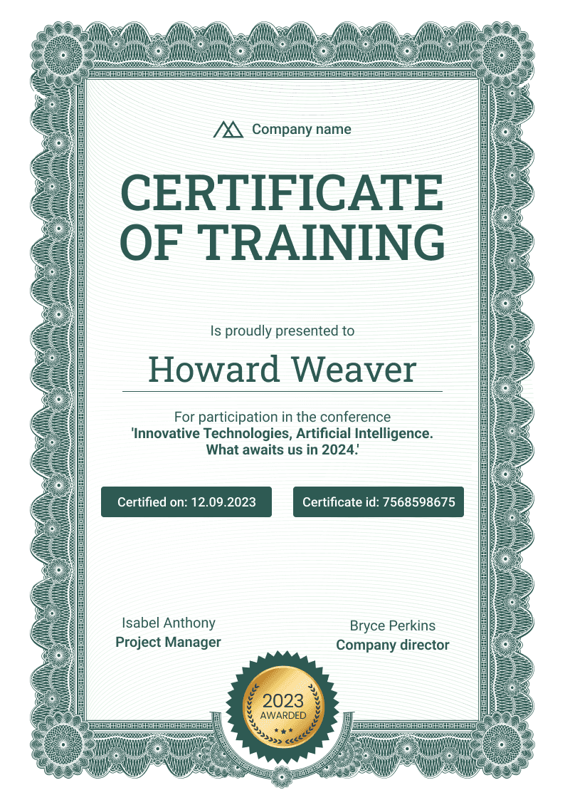 Certificate thumbnail Certificate thumbnail