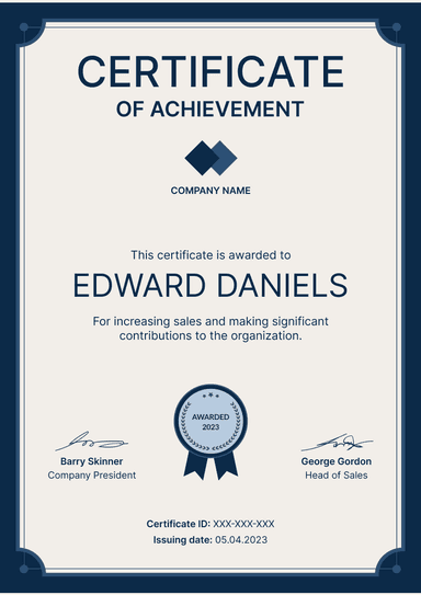 Certificate thumbnail Certificate thumbnail