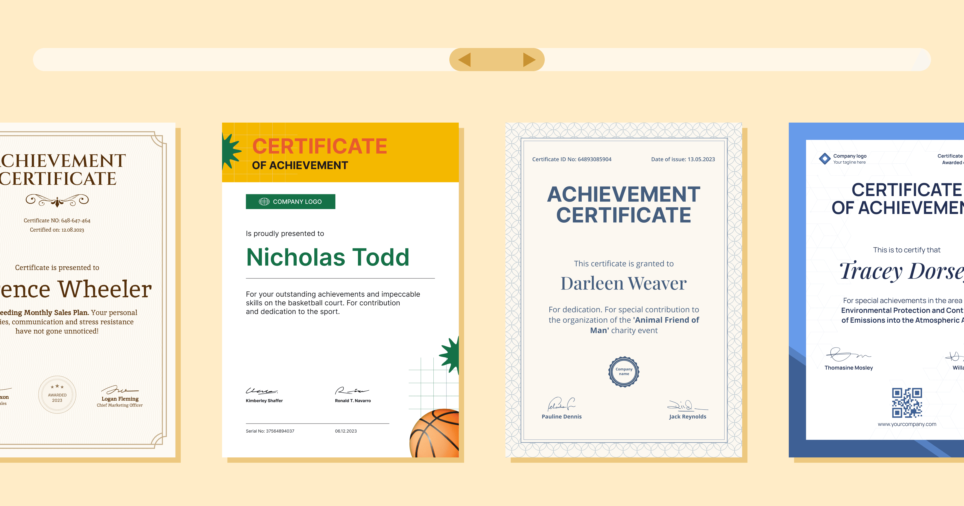 15 Achievement Certificate Templates cover image
