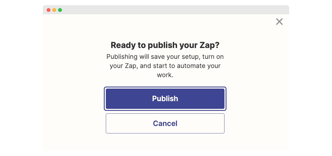 Testing and publishing Zap to create certificates from Typeform entry.
