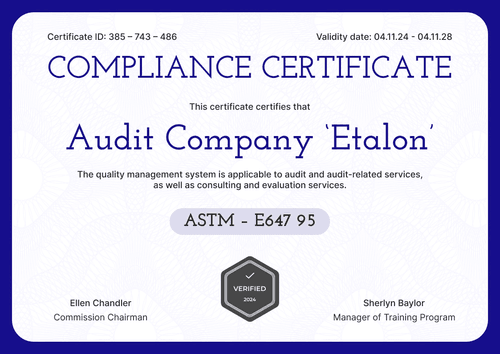 Lively and professional compliance certificate template landscape Lively and professional compliance certificate template landscape