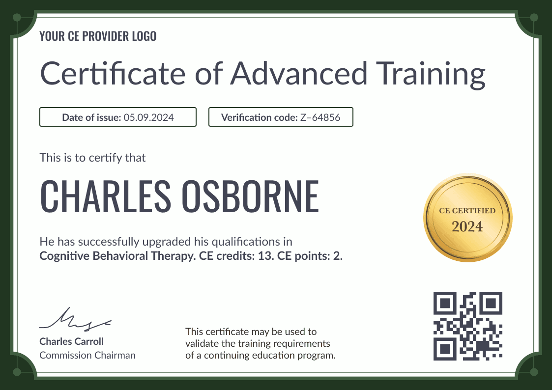 Continuing Education (CE) Certificate Templates - Free to Edit - Certifier