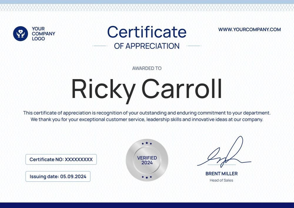 Editable and professional certificate of appreciation template landscape Editable and professional certificate of appreciation template landscape