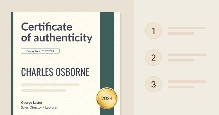 How to Make a Certificate of Authenticity? cover image How to Make a Certificate of Authenticity? cover image