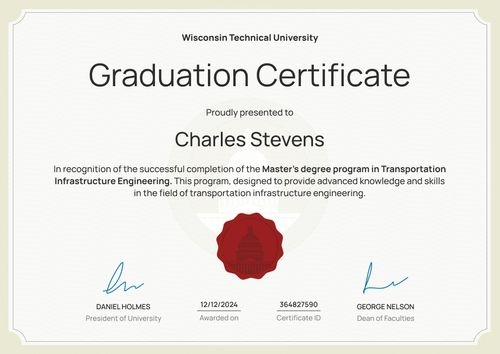 Prestigious professional graduation certificate template landscape Prestigious professional graduation certificate template landscape