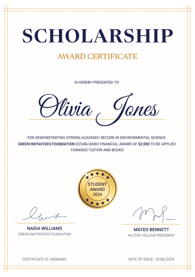 Certificate thumbnail Certificate thumbnail