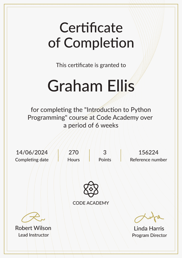 Certificate thumbnail Certificate thumbnail